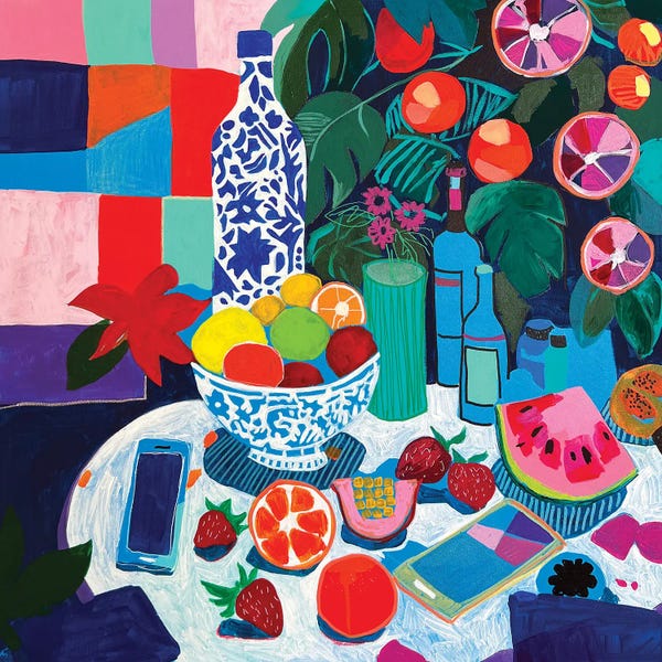 Still Life With Grapefruits