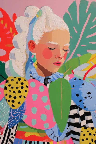 Girl With Beetles by Sasha Robinson canvas print