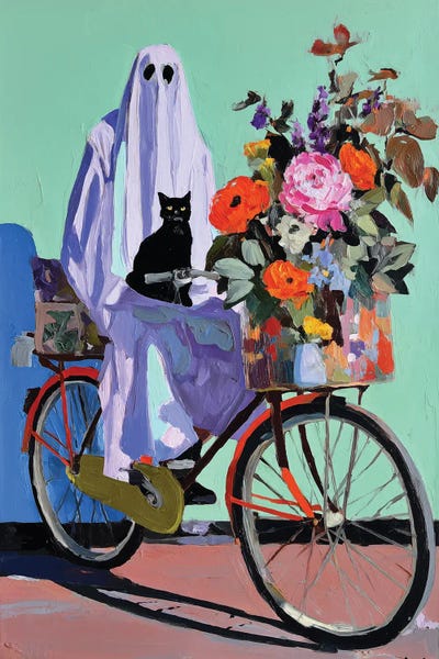 Ghosts: Ghost On Bicycle by Sasha Robinson