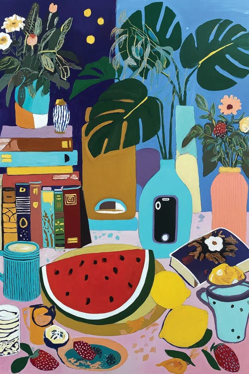 Contemporary Still Life by Sasha Robinson canvas print