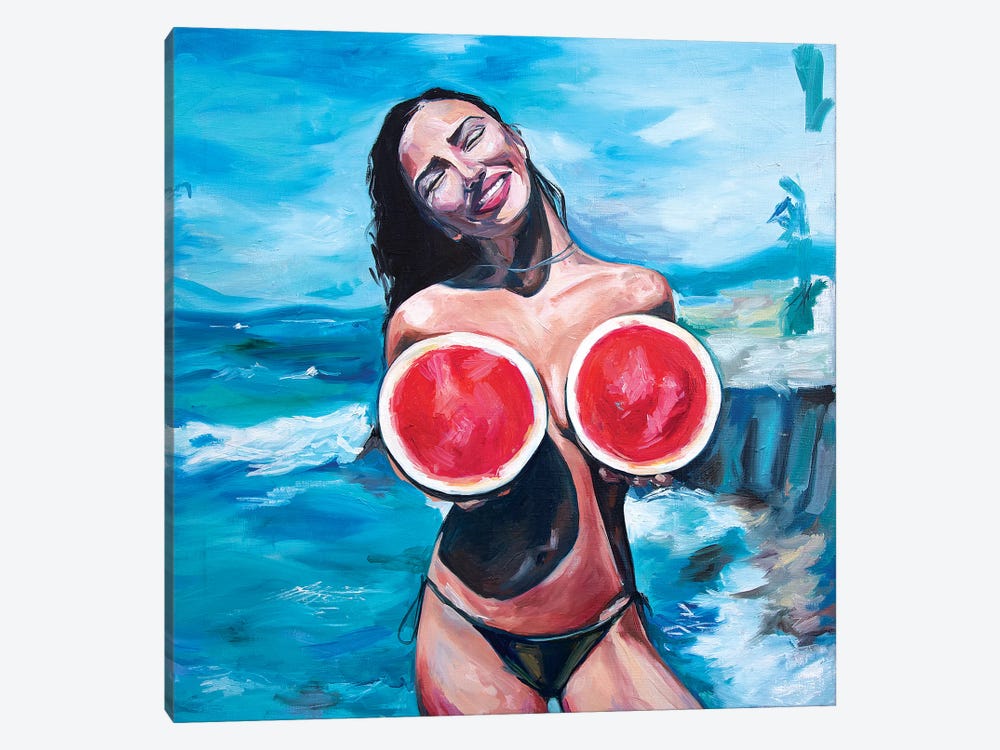 Watermelons by Sasha Robinson 1-piece Canvas Wall Art