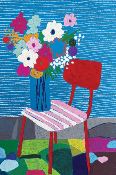 Sasha Robinson: Flowers On A Chair by Sasha Robinson