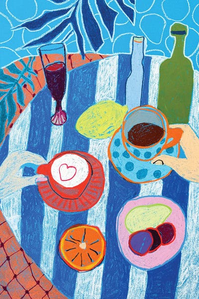 Sasha Robinson: Blue Stripes And Citrus Dreams by Sasha Robinson