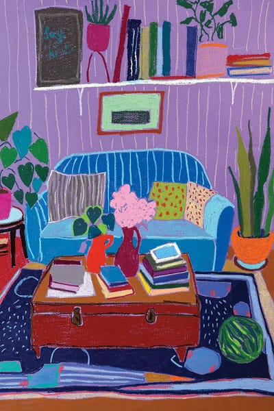 Sasha Robinson: Purple Living Room Dream by Sasha Robinson