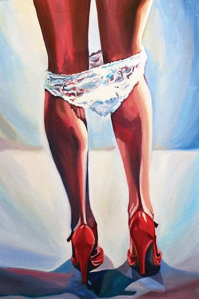 Blue & Red: Red Heels by Sasha Robinson
