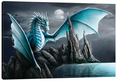 Cameron Canvas Art Print - Dragon Art