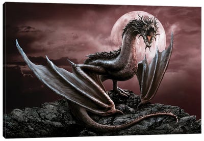 Darius Canvas Art Print - Dragon Art