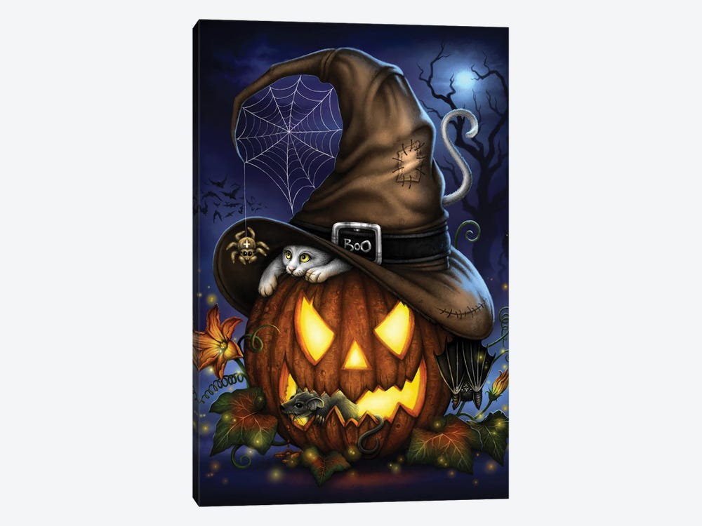 A Spooktacular Halloween Night by Sarah Richter 1-piece Canvas Print