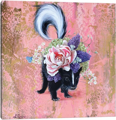 What Smell? Canvas Art Print - Skunk Art