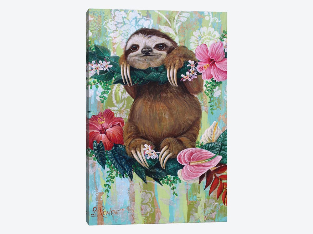 Be Slothy by Suzanne Rende 1-piece Canvas Art