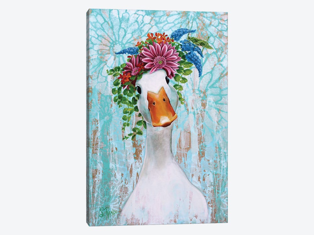 Quack And Katy by Suzanne Rende 1-piece Canvas Art Print