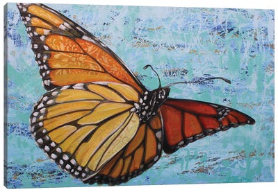 Flutterby Canvas Art Print - Suzanne Rende