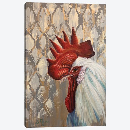 Fowl Scowl Canvas Print #SRD49} by Suzanne Rende Canvas Art Print