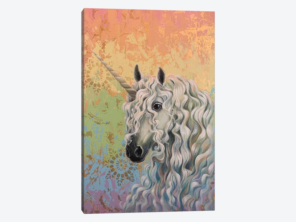 Rainbows & Unicorn by Suzanne Rende 1-piece Canvas Art
