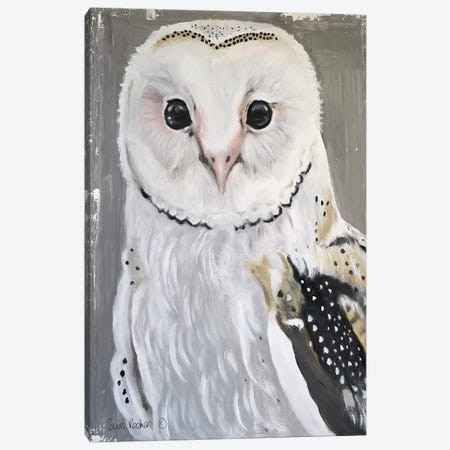 Barn Owl Canvas Print #SRE12} by Suzi Redman Art Print