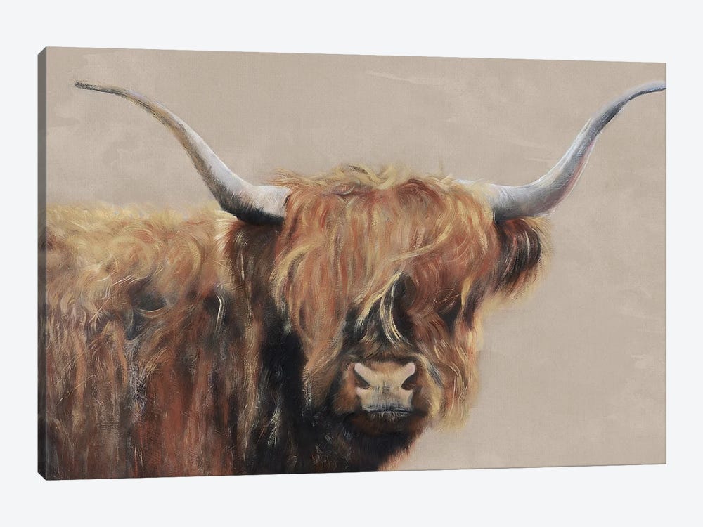 Highland Cow by Suzi Redman 1-piece Art Print