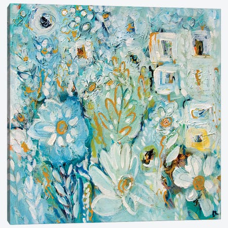 Blue Abode Canvas Print #SRF3} by Samantha Redfern Canvas Art
