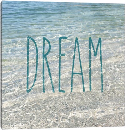 Dream In The Ocean Canvas Art Print - Beach Lover