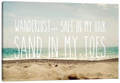 Sand In My Toes Canvas Art Print - Exploration Art