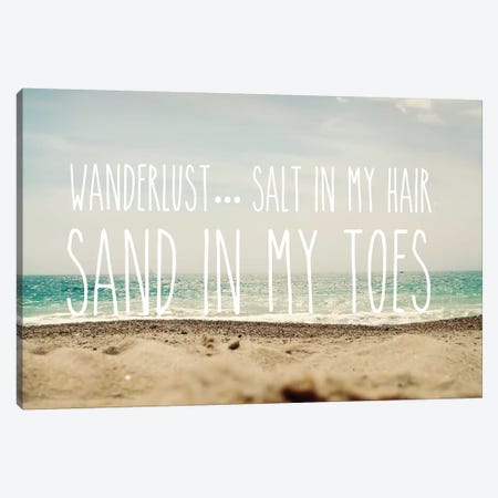 Sand In My Toes Canvas Print #SRH34} by Sarah Gardner Canvas Print