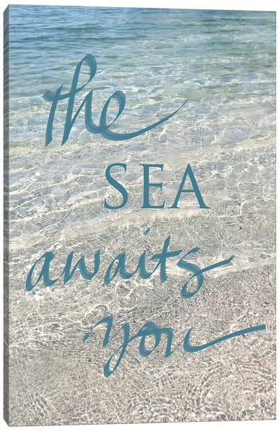 Sea Awaits You I Canvas Art Print - Exploration Art