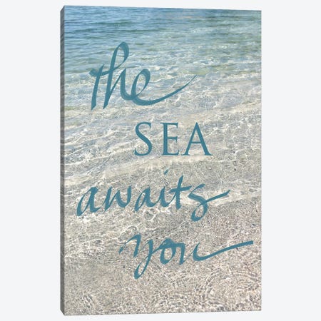 Sea Awaits You I Canvas Print #SRH35} by Sarah Gardner Canvas Print