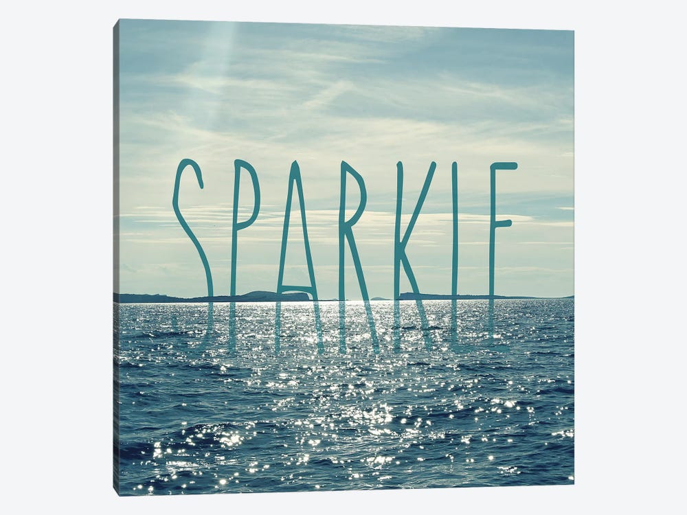 Sparkle In The Ocean 1-piece Canvas Wall Art