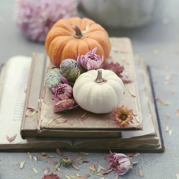 Pumpkins: Florals In Fall by Sarah Gardner