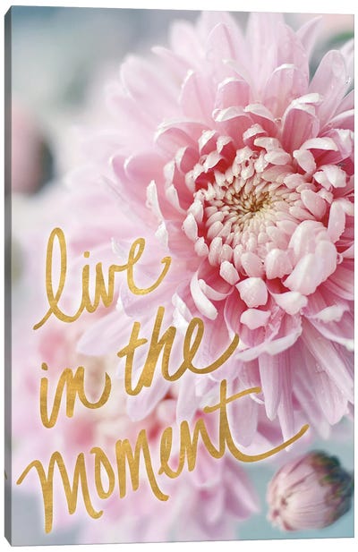 Live in the Moment Canvas Art Print