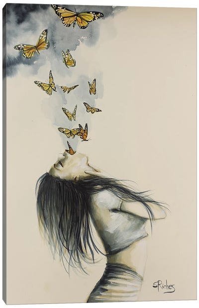 Change Canvas Art Print - Monarch Butterflies