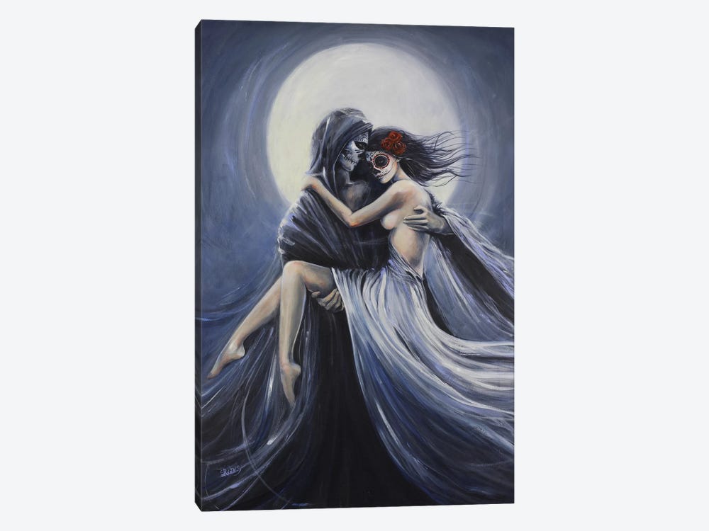 Dark Love by Sara Riches 1-piece Canvas Art Print