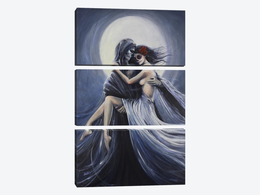 Dark Love by Sara Riches 3-piece Canvas Art Print