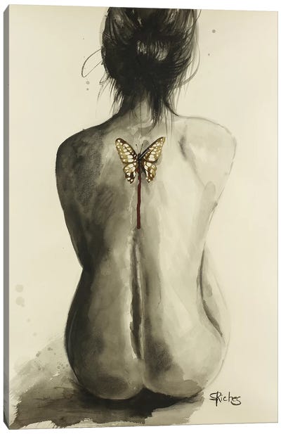 Dead Wings Canvas Art Print - Sara Riches