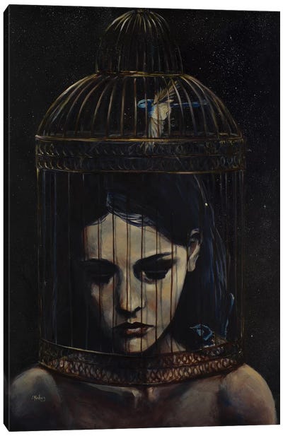 Gilded Cage Canvas Art Print - Sara Riches