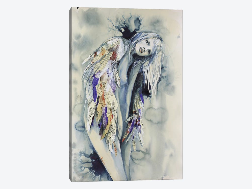 I Can't Be Your Wings by Sara Riches 1-piece Art Print