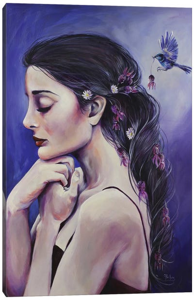 Lavender Dreaming Canvas Art Print - Sara Riches