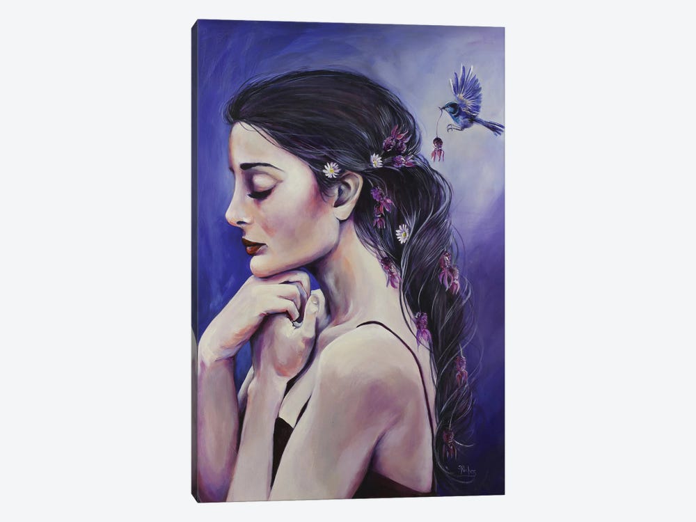 Lavender Dreaming by Sara Riches 1-piece Canvas Wall Art