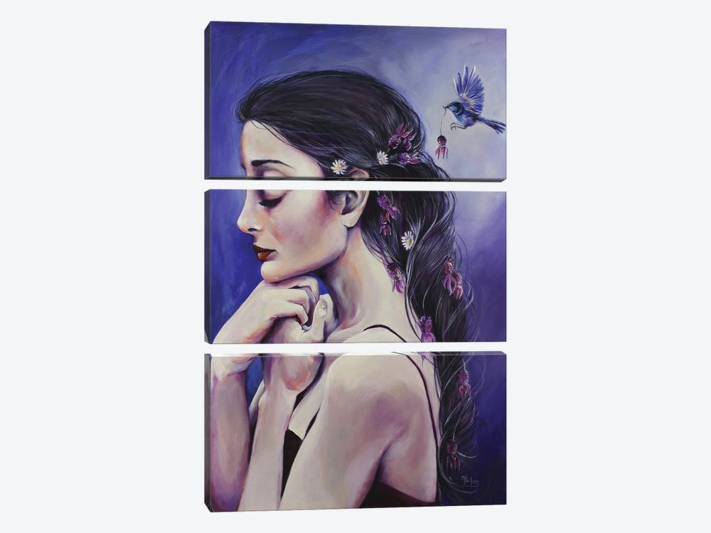 Lavender Dreaming by Sara Riches 3-piece Canvas Wall Art