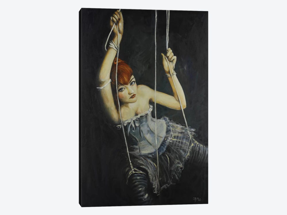 Left Hanging by Sara Riches 1-piece Canvas Artwork
