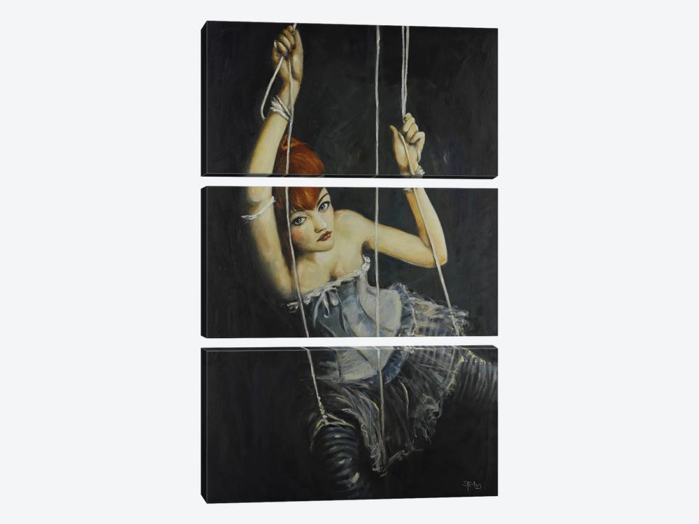 Left Hanging by Sara Riches 3-piece Canvas Wall Art