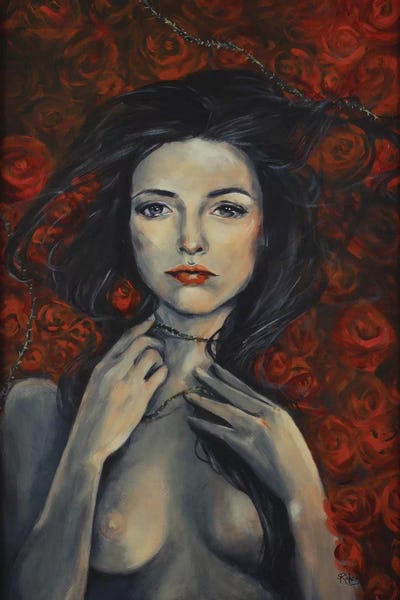 Bed Of Roses by Sara Riches art print