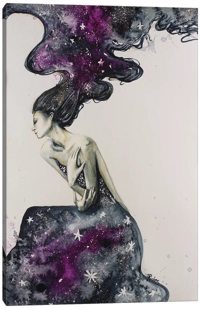 My Love I Wish Upon a Star Canvas Art Print - Sara Riches