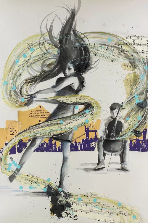 My Need, For Music by Sara Riches wall art