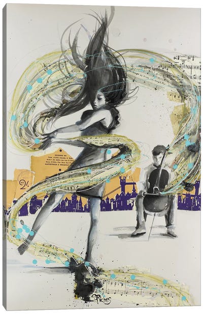 My Need, For Music Canvas Art Print - Sara Riches