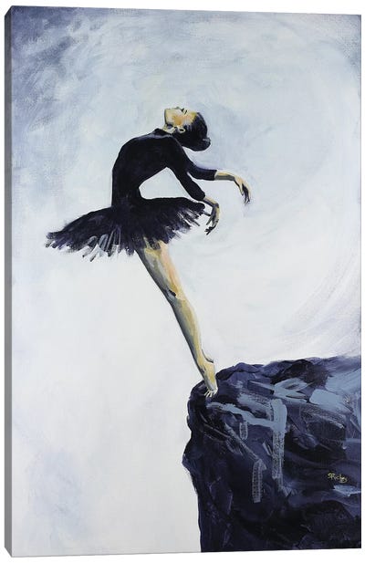 On The Edge Canvas Art Print - Poetry in Motion