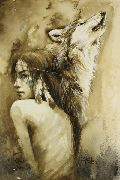 Wild Spirit: She Wolf by Sara Riches