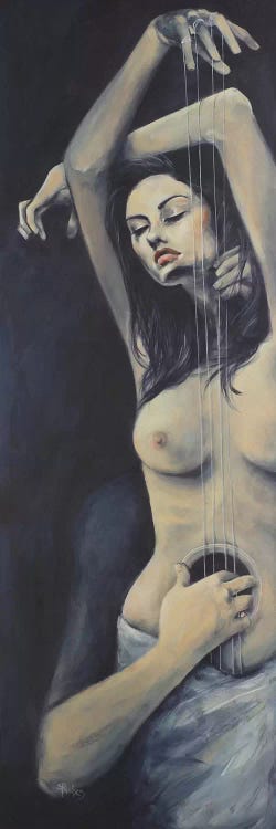 Strumming My Pain With His Fingers by Sara Riches wall art