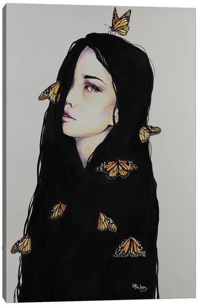 Believe Canvas Art Print - Monarch Metamorphosis