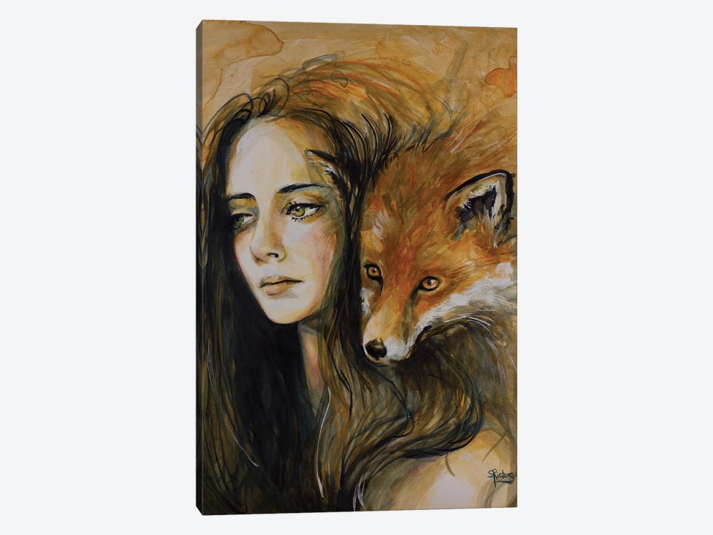 Watchful Eyes by Sara Riches 1-piece Canvas Print