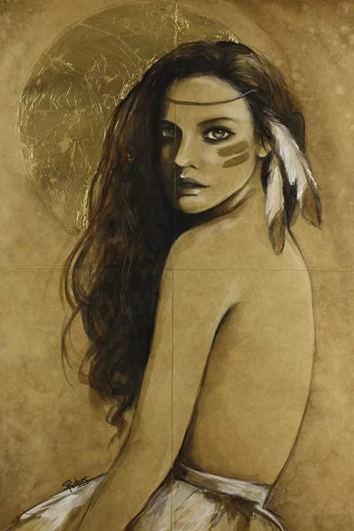 Wild Moon by Sara Riches canvas print